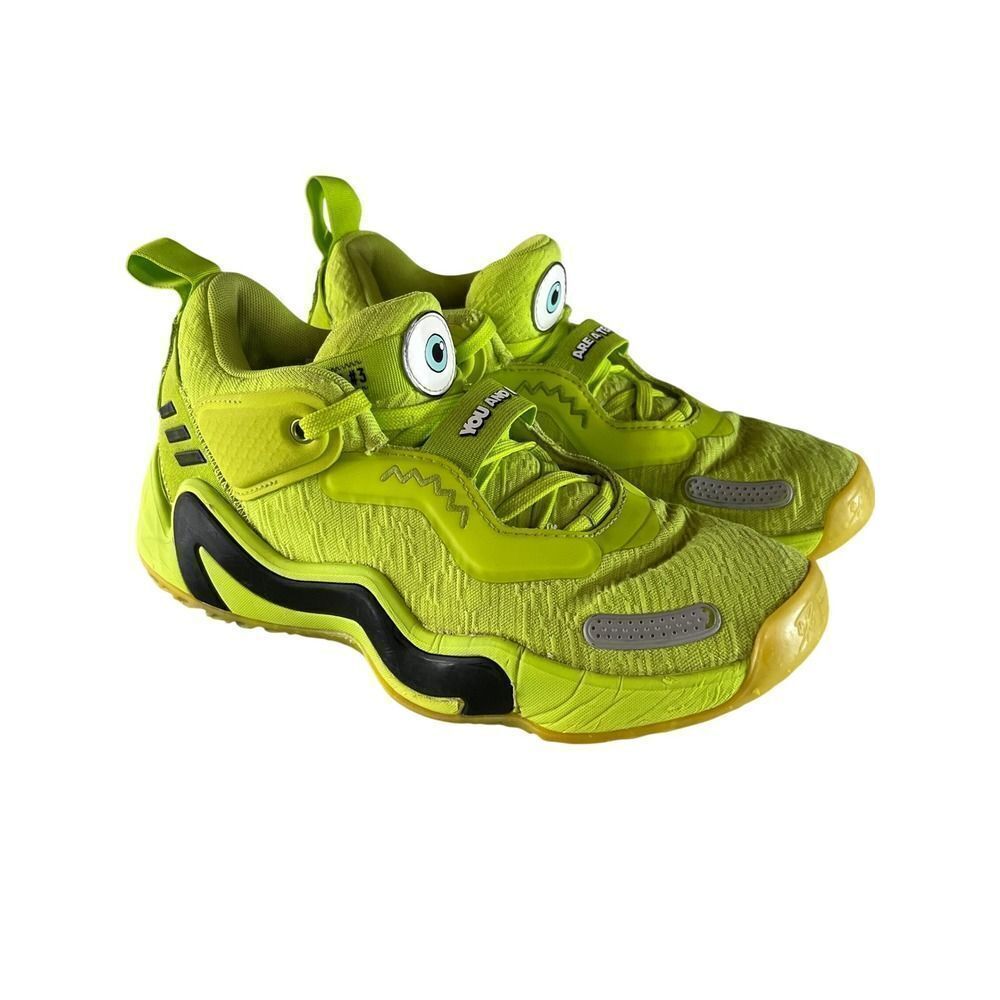 Adidas Donovan Mitchell Monsters Inc Basketball Shoes Sneakers Green 5.5